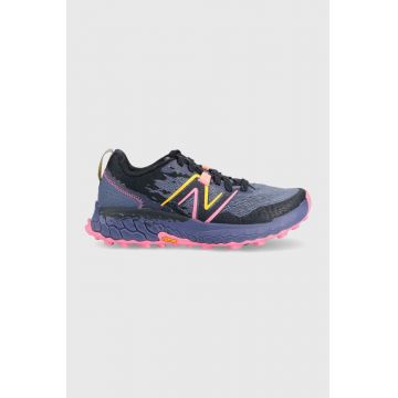 New Balance pantofi Fresh Foam X Hierro V7 femei, culoarea albastru marin