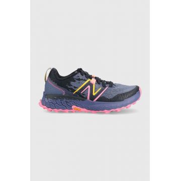 New Balance pantofi Fresh Foam X Hierro V7 femei, culoarea albastru marin WTHIERP7-424