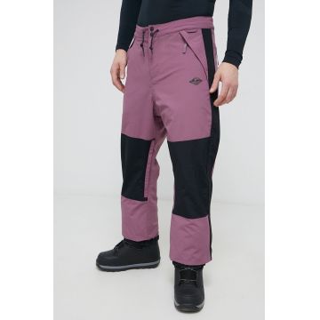 Quiksilver Pantaloni snowboard bărbați, culoarea violet
