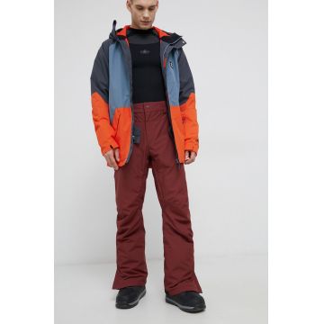 Rip Curl Pantaloni snowboard bărbați, culoarea bordo