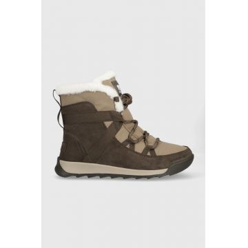 Sorel cizme de iarna whitney ii flurry culoarea maro