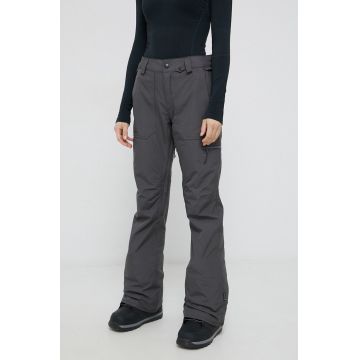 Volcom Pantaloni snowboard femei, culoarea gri