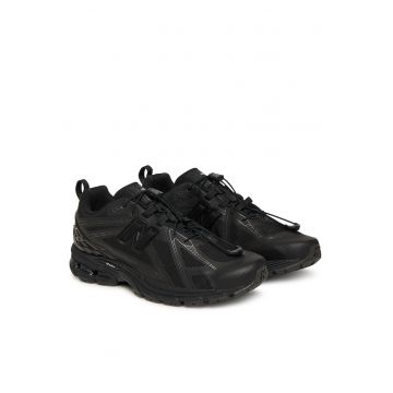 Adidasi barbati -  piele ecologica - negru -
