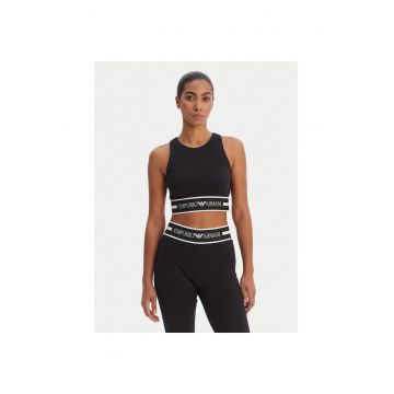 Bustiera dama -  bumbac organic - negru - Negru
