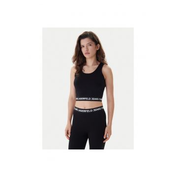 Bustiera dama -  neagra - viscoza/poliamida/elastan
