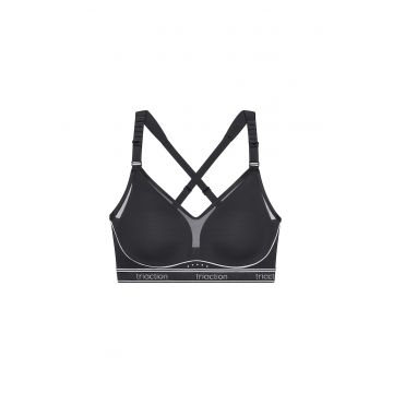 Bustiera sport Femei -  neagra - 57% poliester - 27% poliamida - 16% elastan