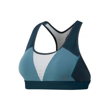 Bustiera sport  medie sustinere - cupe detasabile - multicolor - poliester/elastan -