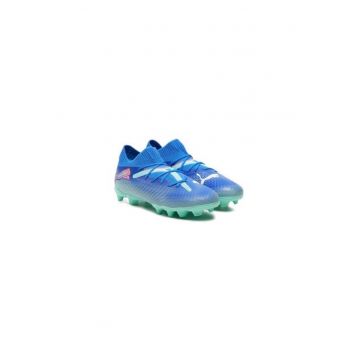 Ghete de fotbal barbati  304532481 - Piele ecologica - Albastru - Albastru