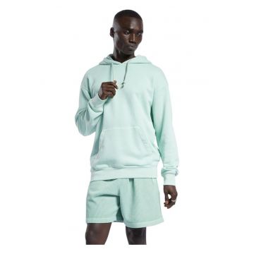 Hanorac sport barbati  colectia Natural Dye - 100% bumbac - culoare verde - croiala normala