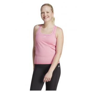 Maiou sport dama - adidas - AEROKNIT - stramta - roz - materiale reciclate -