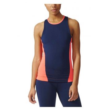 Maiou sport dama Adidas - multicolor - tesatura climalite - croiala compresiva - protectie UV UPF 50+ -