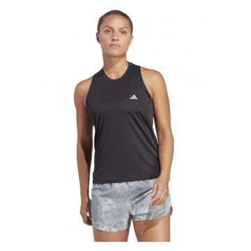 Maiou sport dama - adidas - Run It - AEROREADY - negru - material reciclat