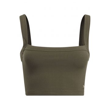 Maiou sport dama -  Classics Wide Trend Cami - croiala mulata - verde - viscoza si elastan -