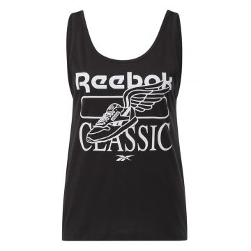 Maiou sport dama -  grafic - negru - bumbac -