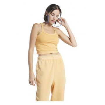 Maiou sport  galben - 100% bumbac - vopsea naturala - croiala ajustata