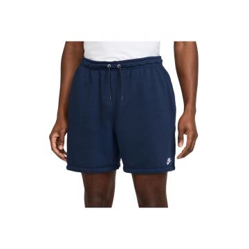 Pantaloni scurti  Club French Terry Flow - cu talie elastica - bumbac - bleumarin