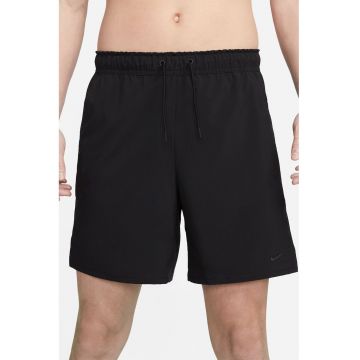 Pantaloni scurti cu snur de ajustare pentru fitness Unlimited - Negru