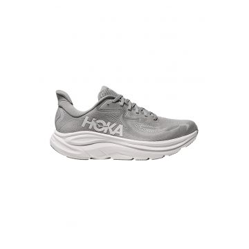 Pantofi Clifton 10 cu logo pentru alergare - Gri deschis