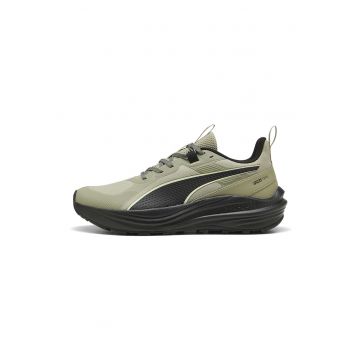 Pantofi Flare Pro pentru alergare trail - Negru/Verde pal