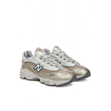 Pantofi sport barbati -  auriu/argintiu - textil/sintetic