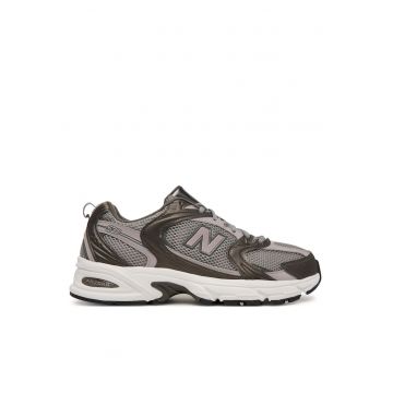 Pantofi sport barbati -  piele ecologica - gri -