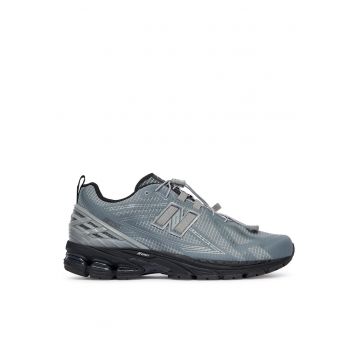 Pantofi sport barbati -  piele ecologica/textil - gri