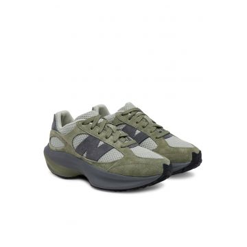 Pantofi sport barbati -  piele naturala - verde - confortabil -