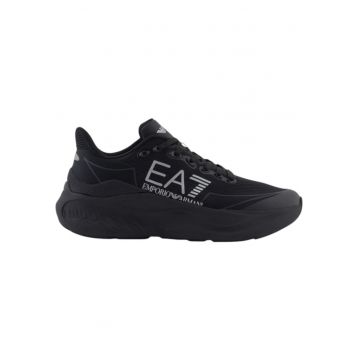 Pantofi sport  EA7 Wave Cracking Engineered 47796 - Negru/Argintiu