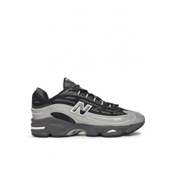 Pantofi sport gri din piele ecologica - Gri
