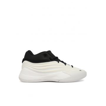 Pantofi sport unisex  baschet - alb/negru - textil