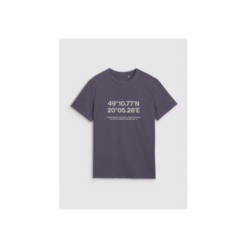 Tricou Barbati  Antracit - 100% Bumbac - Croiala SS25