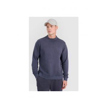 Bluza Sport Casual Barbati  Antracit - Regular Fit - 80% Bumbac - Sezon SS25 - Stil Sportstyle