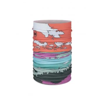 Esarfa copii  CoolNet UV Kid - multicolor - 95% din PET reciclat - UPF 50