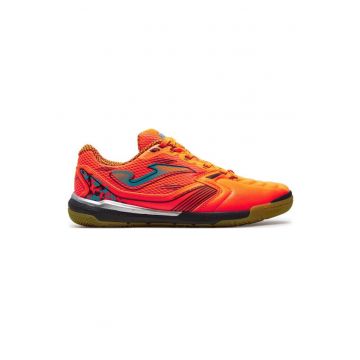 Ghete pentru fotbal Liga-5 Indoor LIGW2408IN Portocaliu -  Textil - Mesh