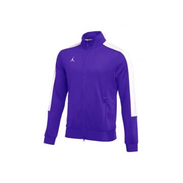 Hanorac cu fermoar pentru barbati Air Jordan  violet-alb - marimea