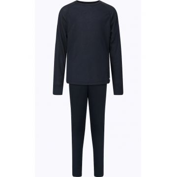 Lenjerie termoactiva pentru copii -  negru - poliester - 140cm