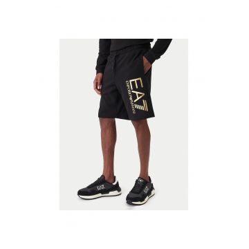Pantaloni sport barbati -  lifestyle bumbac - negru