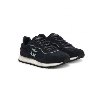 Pantofi sport barbati -  material textil - albastru - Albastru