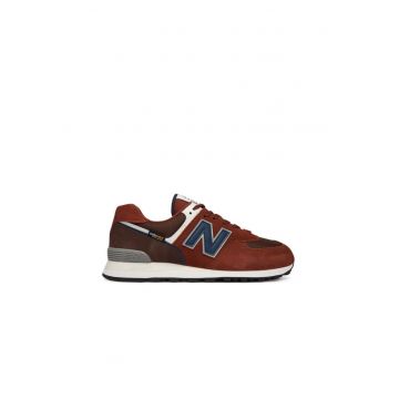 Pantofi sport barbati -  piele naturala - maro -