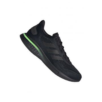 Pantofi Sport Barbati -  Supernova M - Marime 42 - Negru - Tehnologie Bounce - Talpa Intermediara Boost - Usori Si Elastici - Potrivire Ideala - Amortizare Reactiva Si Design Ergonomic Modern Pro