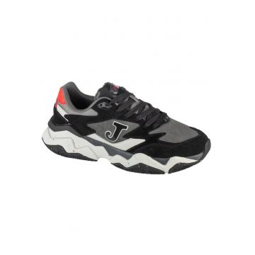 Pantofi sport pentru barbati  sintetic - universal - negru/alb -