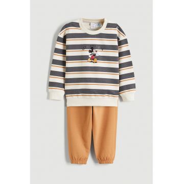 Trening Mickey Mouse - Alb/Portocaliu/Gri inchis