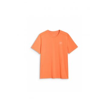 Tricou de antrenament  portocaliu - uscare rapida - material sintetic