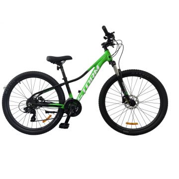 Bicicleta MTB Storm Shark Man 1.0, 27.5 Inch, Cadru 17, Frane pe Disc, Verde Negru