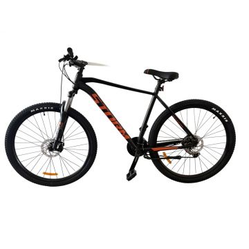 Bicicleta MTB Storm Shark Man 2.0, 29 Inch, Cadru 21, 2D Frane Hidraulice, Negru Portocaliu