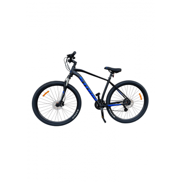 Bicicleta MTB Storm Shark Man 3.0, 29 Inch, Cadru 19, Frane Hidraulice, Negru Mat Albastru