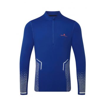 Bluza alergare barbati  Tech Reflect 1/2 Zip FW 2024-Albastru-
