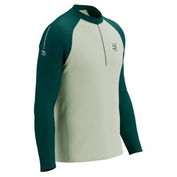 Bluza alergare barbati  Trail HZ FW 2024 - Alb/Turcoaz