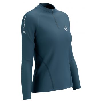 Bluza alergare dama  Trail HZ FW 2025 - Albastru inchis