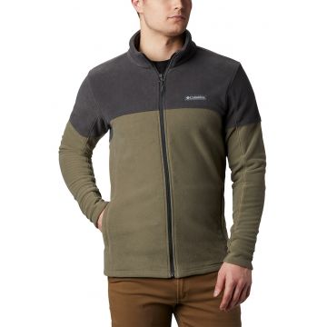 Bluza de trening din fleece cu fermoar - adecvata pentru teren accidentat Basin Trail™ - Kaki/Gri inchis